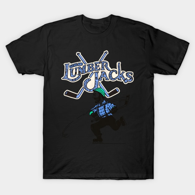 Cleveland Lumberjacks Hockey Team T-Shirt by AlfieDreamy 